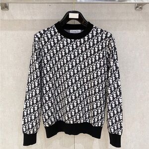 Dior Monogram Black and White Crewneck Sweater